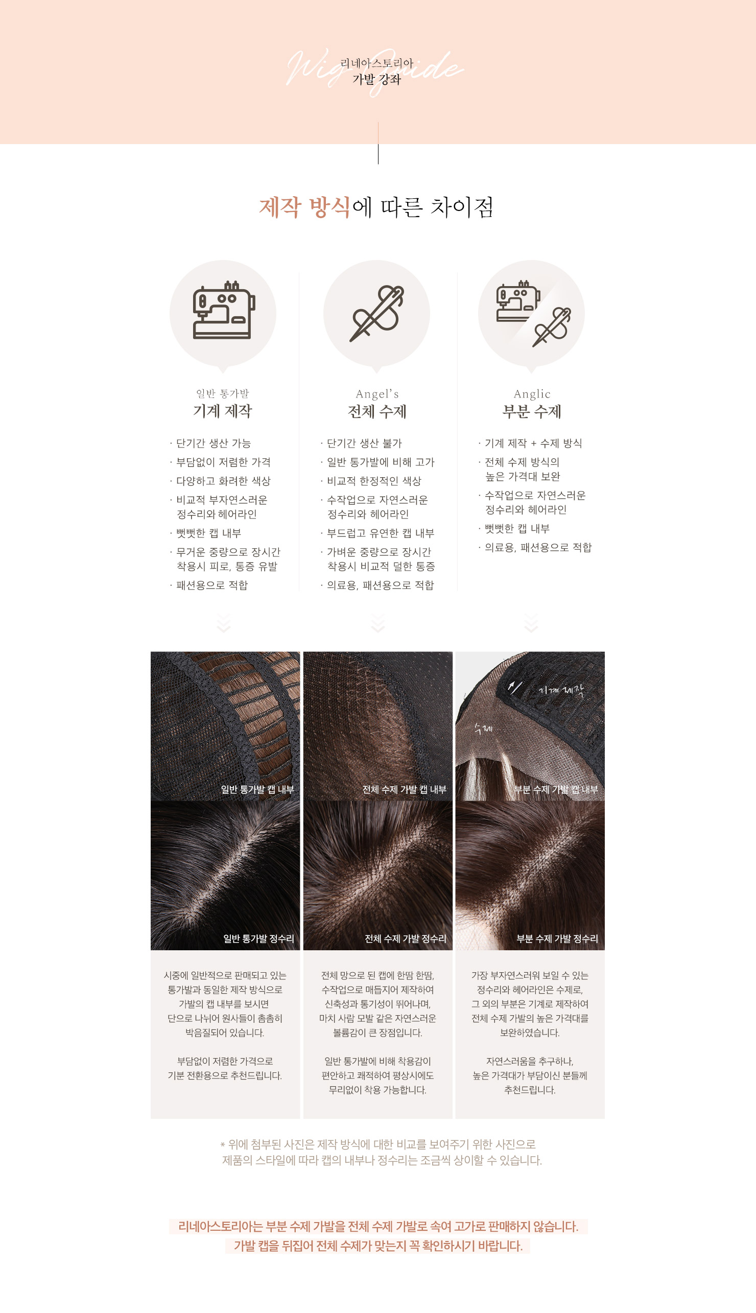 제작 방식에 따른 차이점